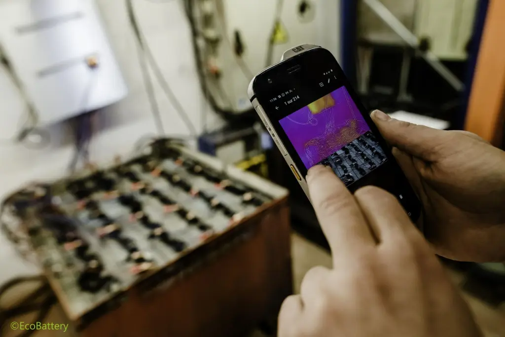 photo vérification des batteries 